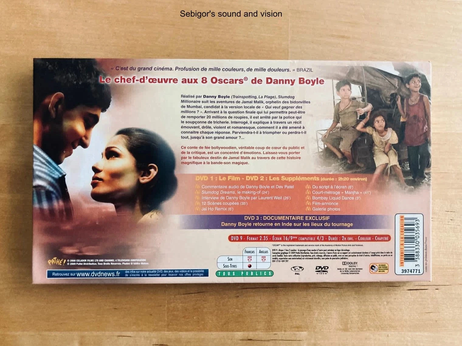 Coleção DVD Slumdog Millionaire de Danny Boyle edição de colecionador. – photo 2